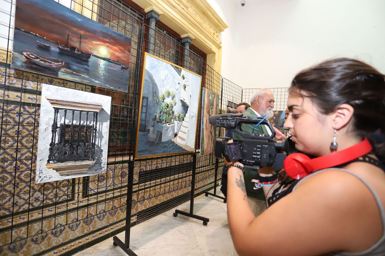 Inauguración de la Exposición de Alfonso Aramburu