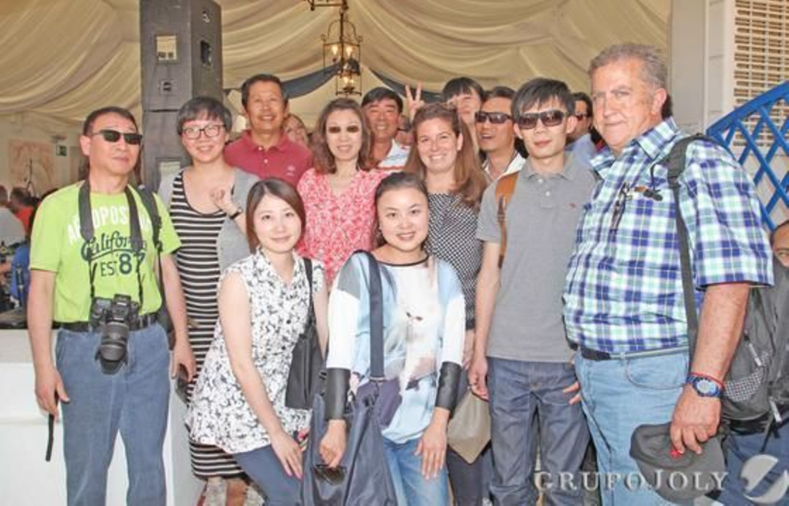 rofesionales chinos participantes en un ‘fan trip’ organizado por el Patronato Provincial de Turismo de Cádiz. 

Foto: Vanesa Lobo