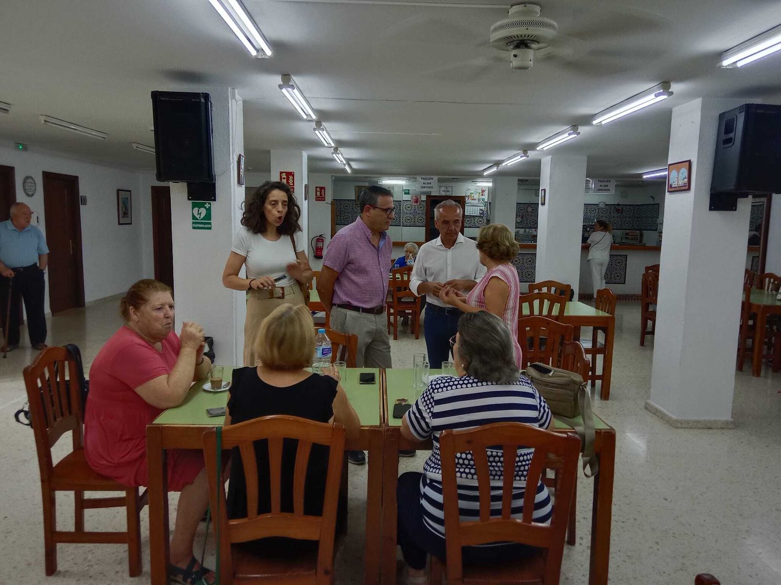 Encuentro de Moscoso con los pensionistas.