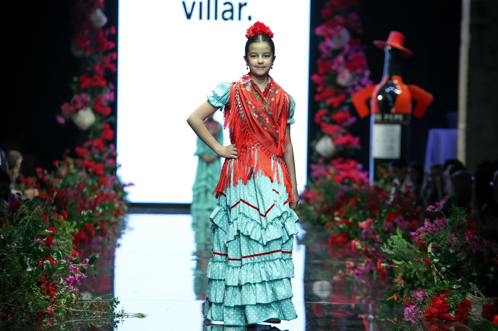Desfile de Pilar Villar en la Pasarela Flamenca Tío Pepe Jerez 2024
