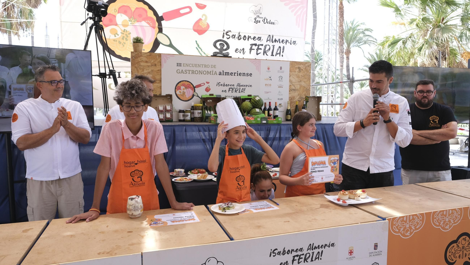 El concurso de gastronomía infantil de la Feria de Almería 2025, en imágenes