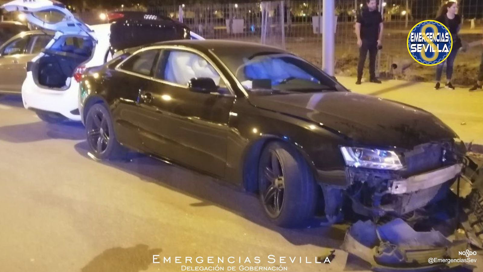 Una mujer herida tras un accidente de tráfico en Los Remedios
