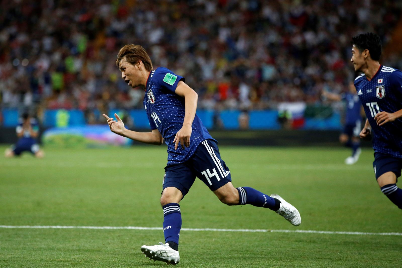 Las imágenes del Bélgica-Japón