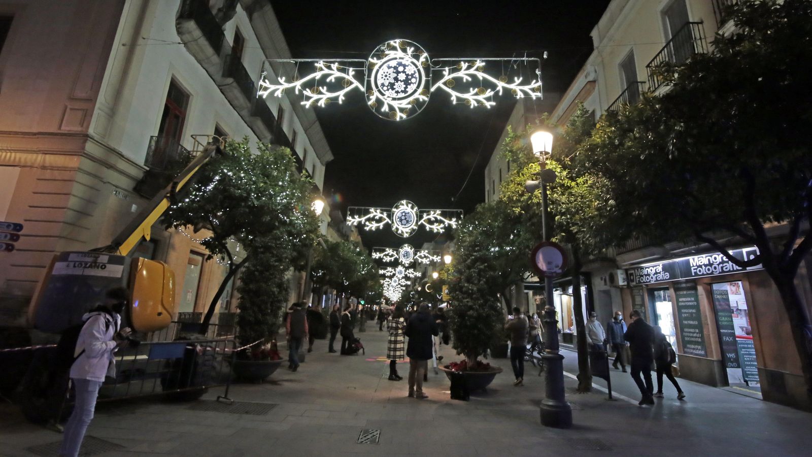 Jerez inaugura su alumbrado navideño