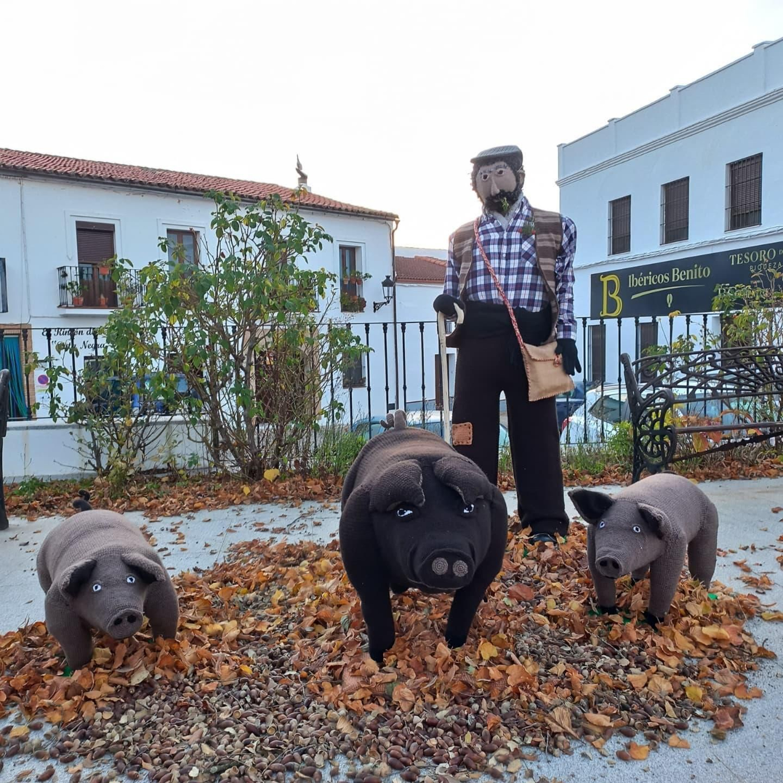 El pueblo de Huelva que se viste de croché por Navidad