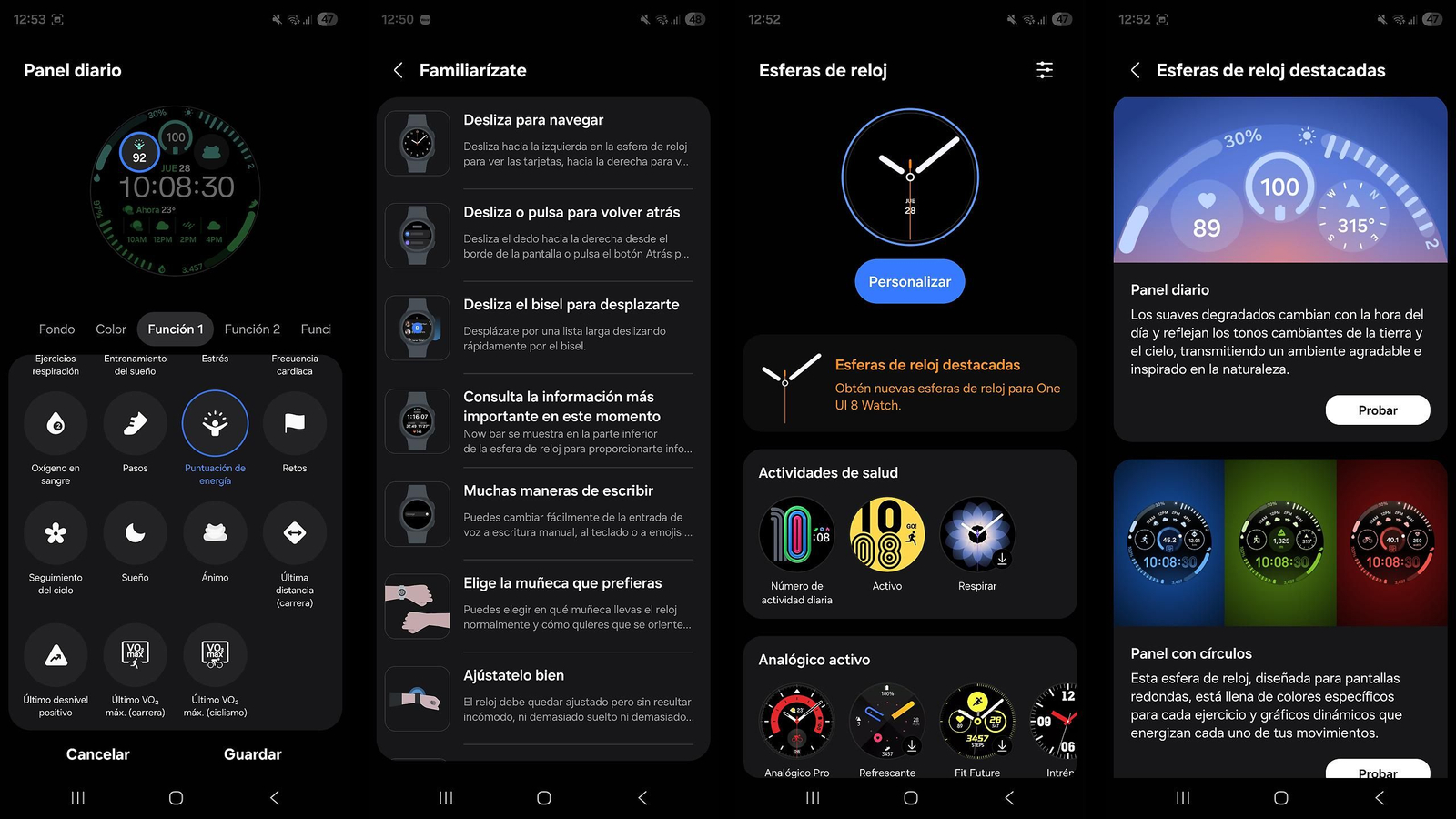 Samsung Galaxy Watch8 - Configuración con la app
