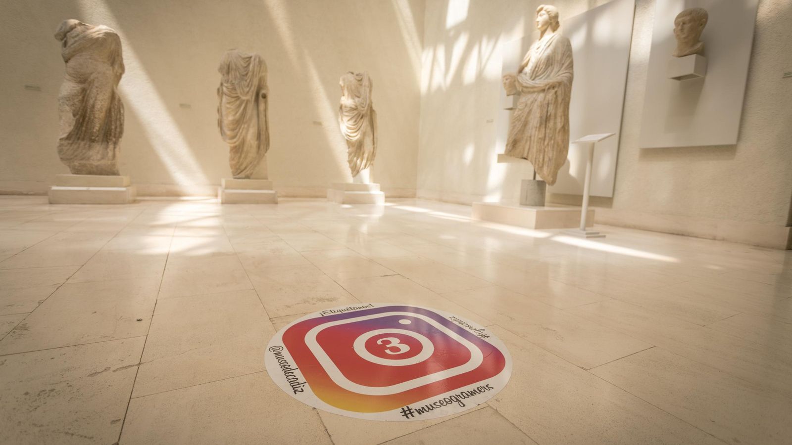 Una de las salas del Museo de Cádiz.