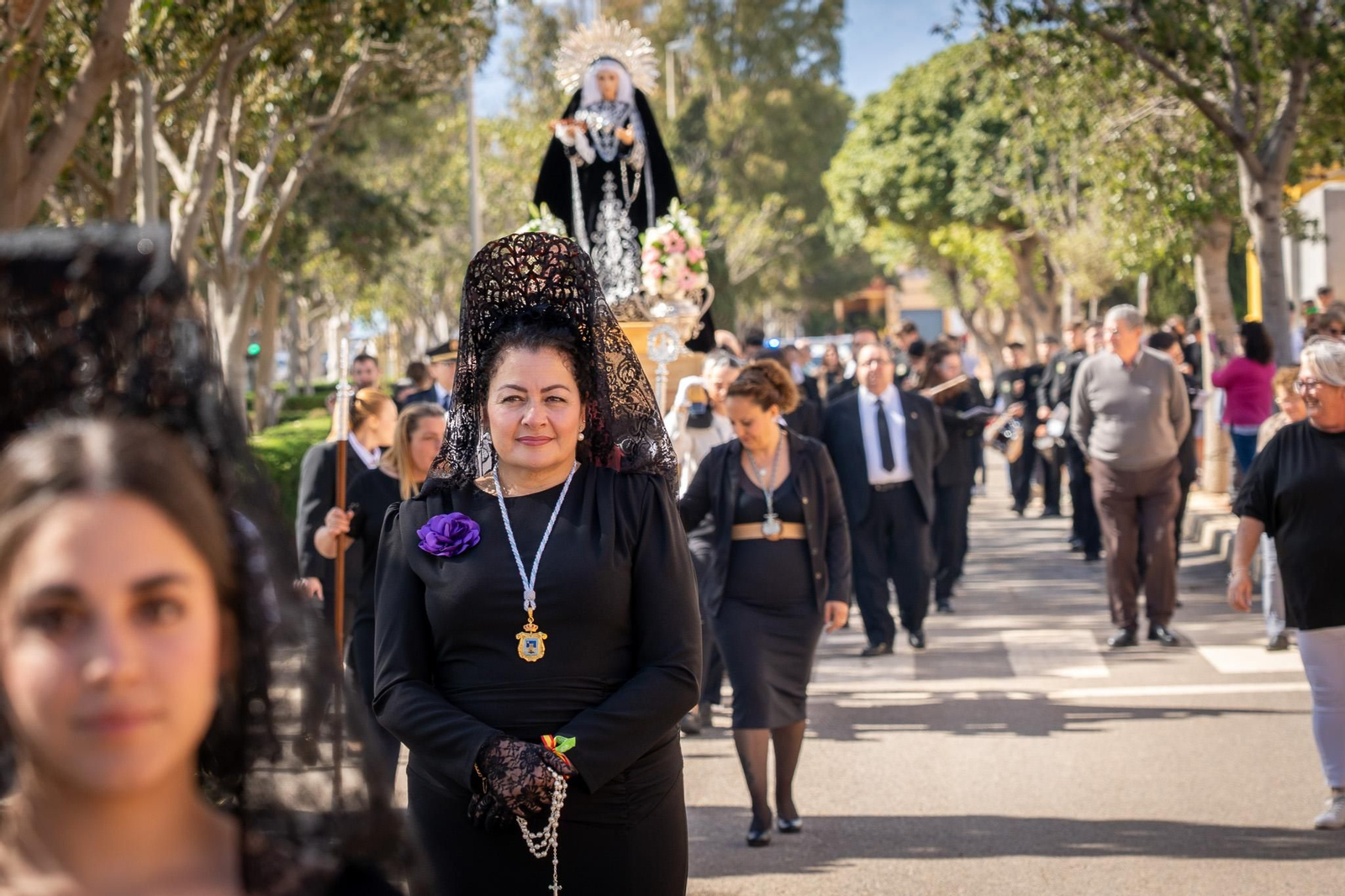 El Viernes Santo en la Semana Santa de Roquetas de Mar 2025