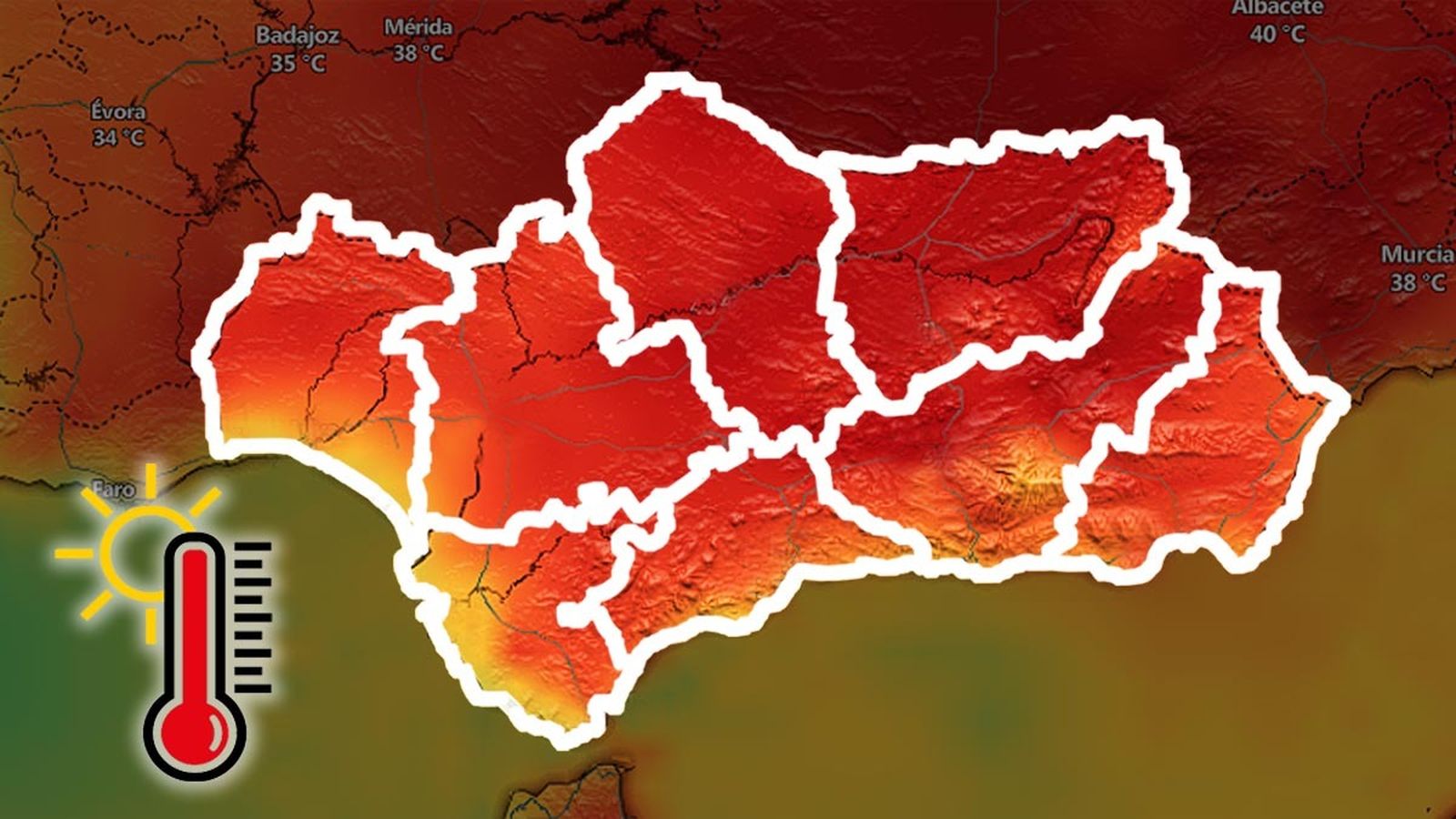 Avisos naranjas y amarillos por calor en Málaga, Sevilla, Córdoba, Huelva y Jaén