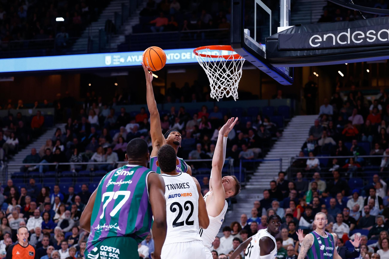 El Real Madrid-Unicaja, en fotos
