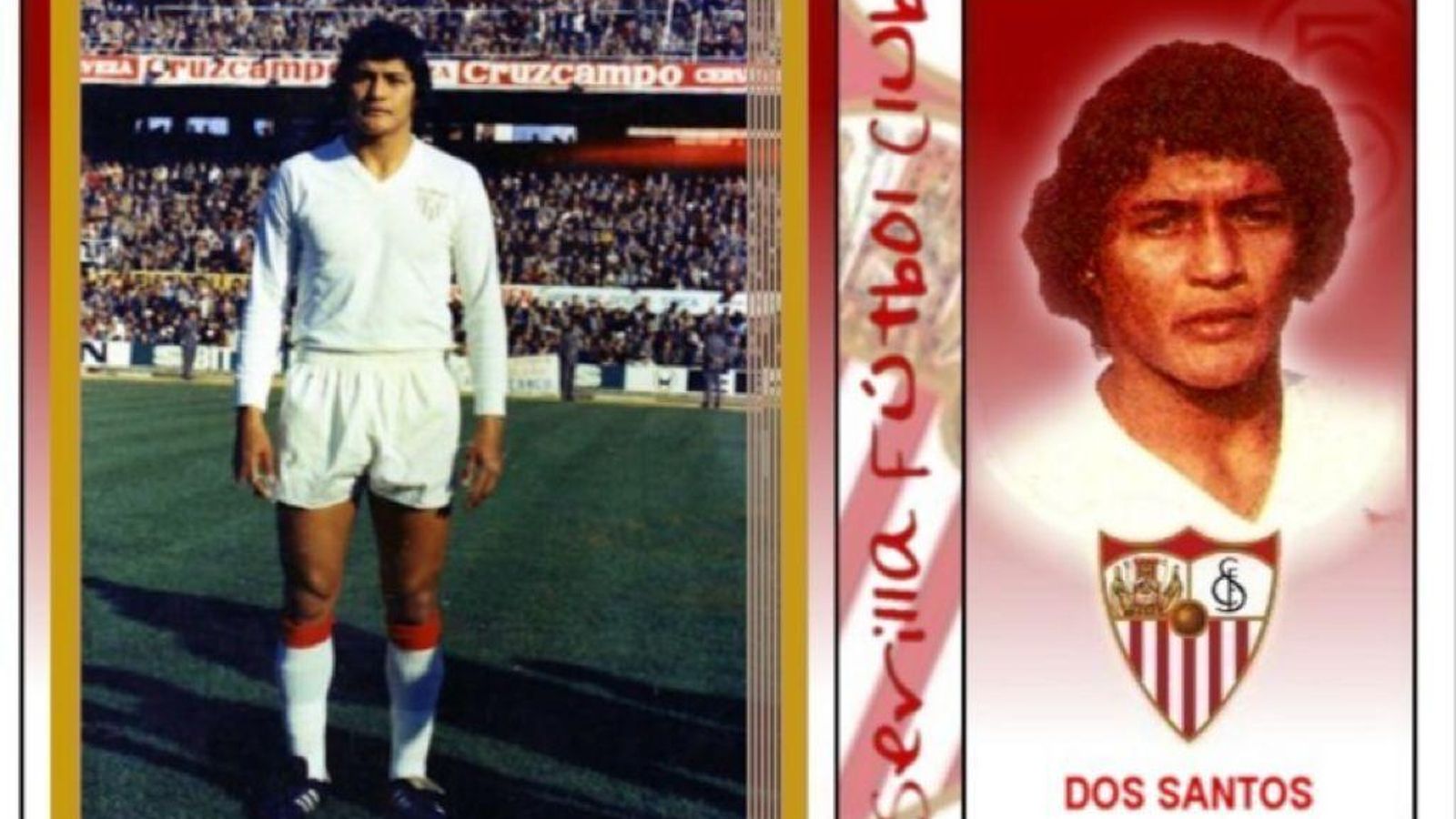 Carátula de Dos Santos de la historia del Sevilla.