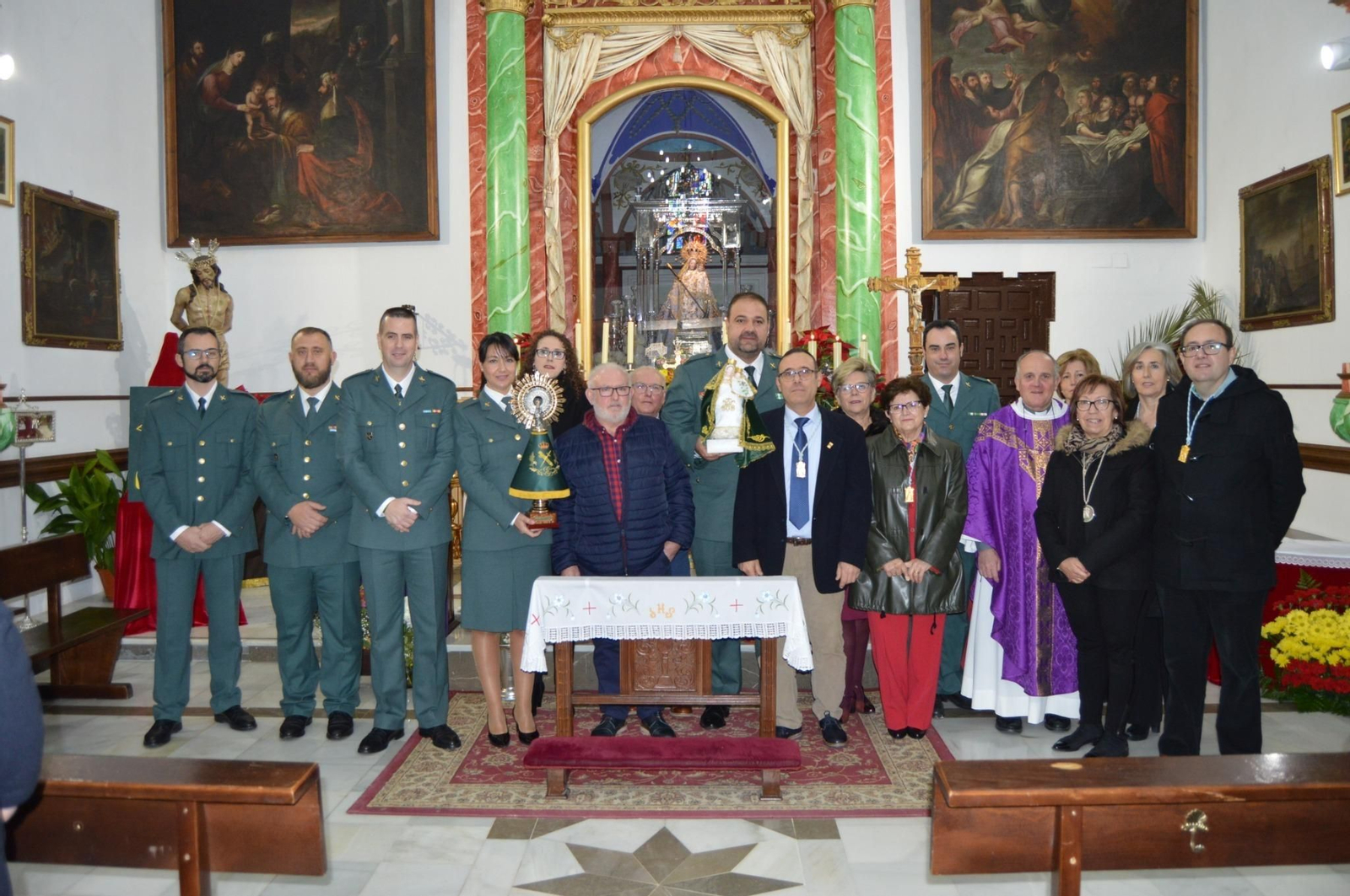 Fotografías de la celebración del 175 aniversario de la Guardia Civil en Iznájar
