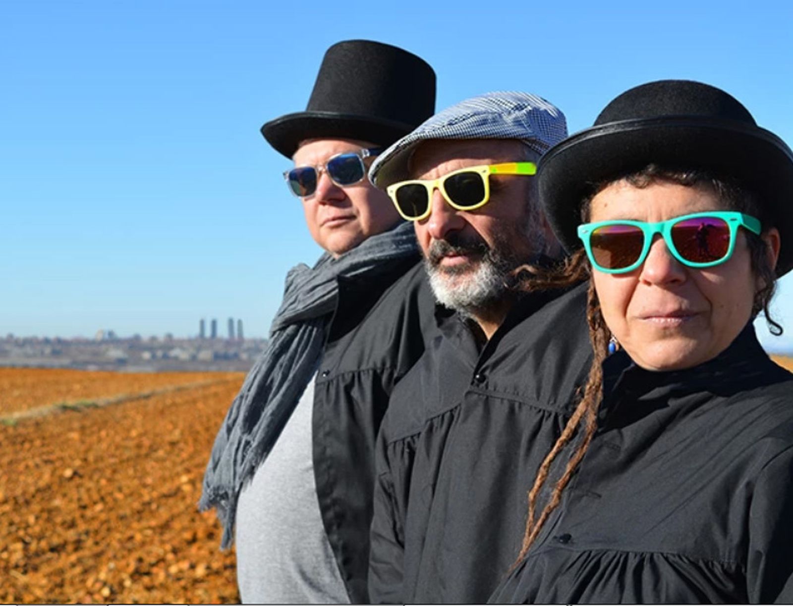 Sonia Loaysa, Daniel Martín e Ismael Clemente, componentes del grupo Ursaria