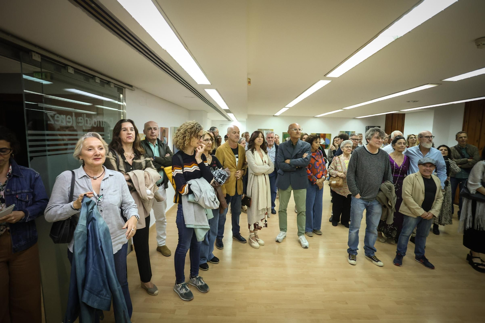Imágenes de la inauguración de la exposición de Pepe Márquez en la sala ArteAdiario