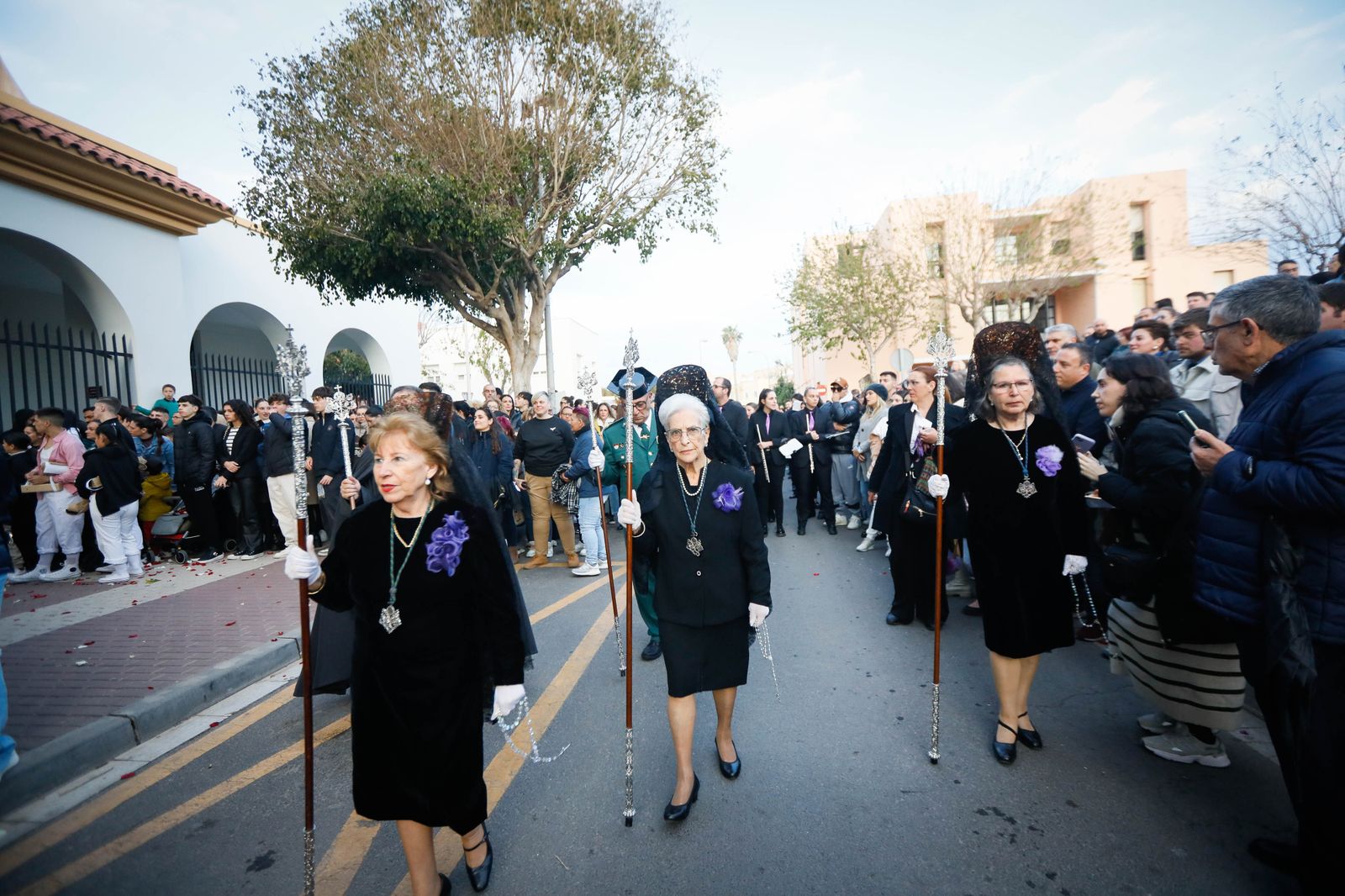 La procesión del Encuentro, en imágenes