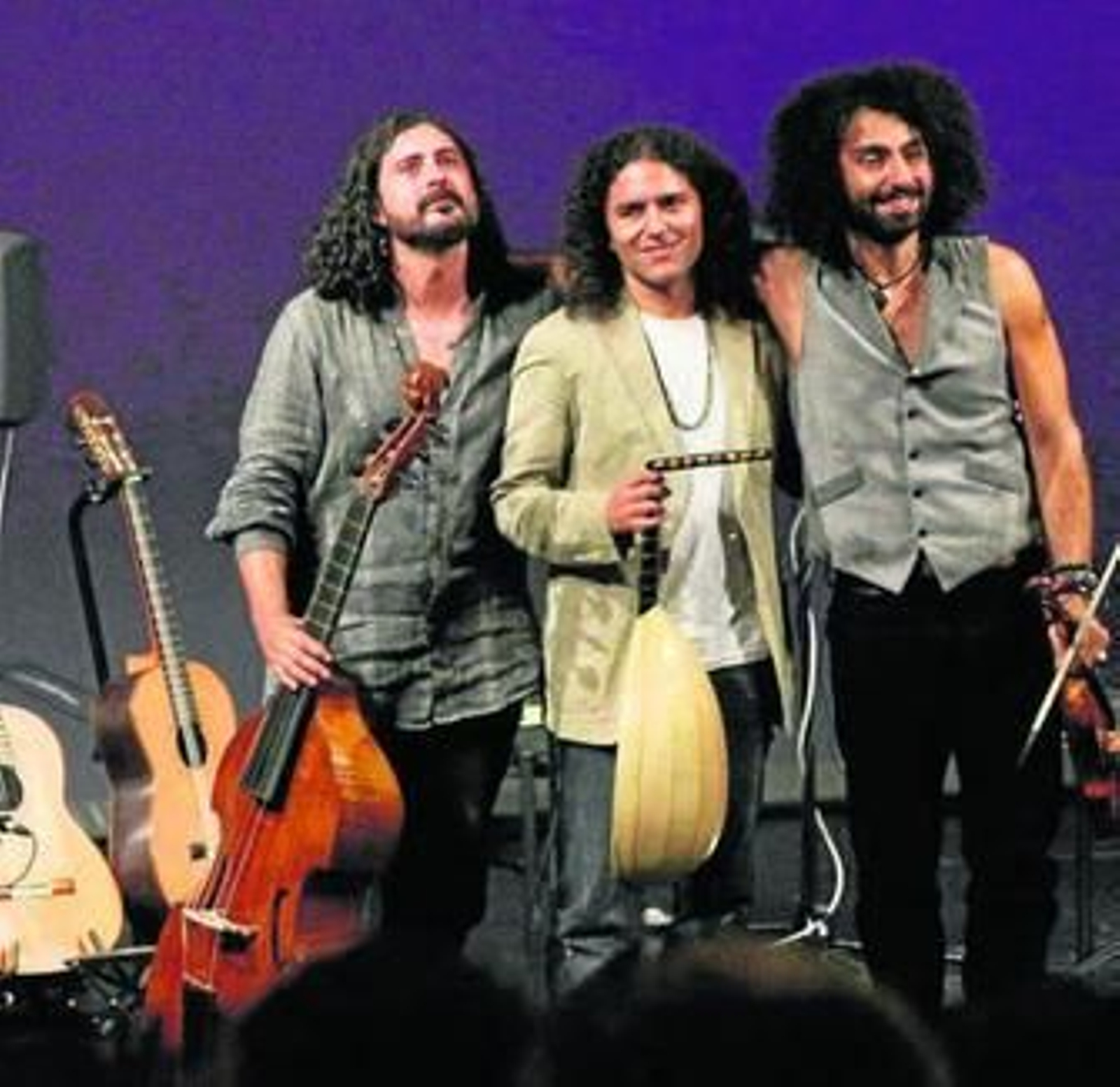 Rubén Rubio, Juan Francisco Padilla y Ara Malikian.