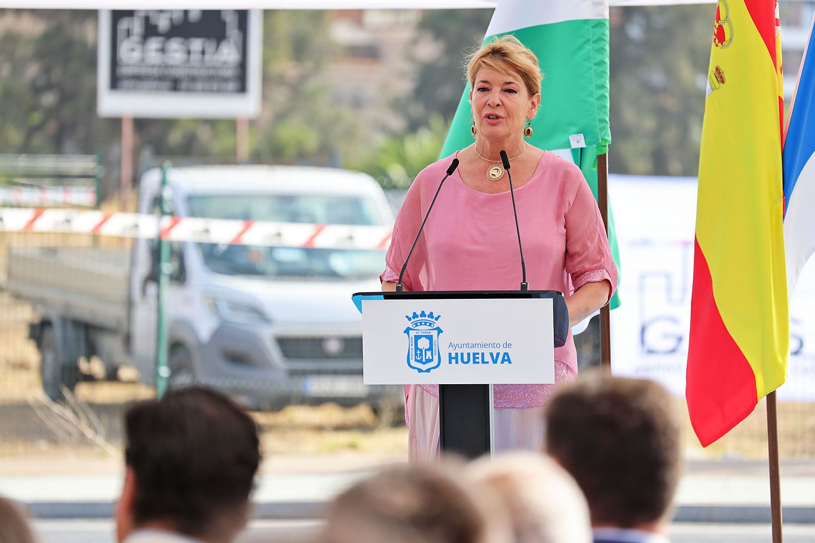 Imágenes del inicio de las obras de urbanización del Ensanche Sur