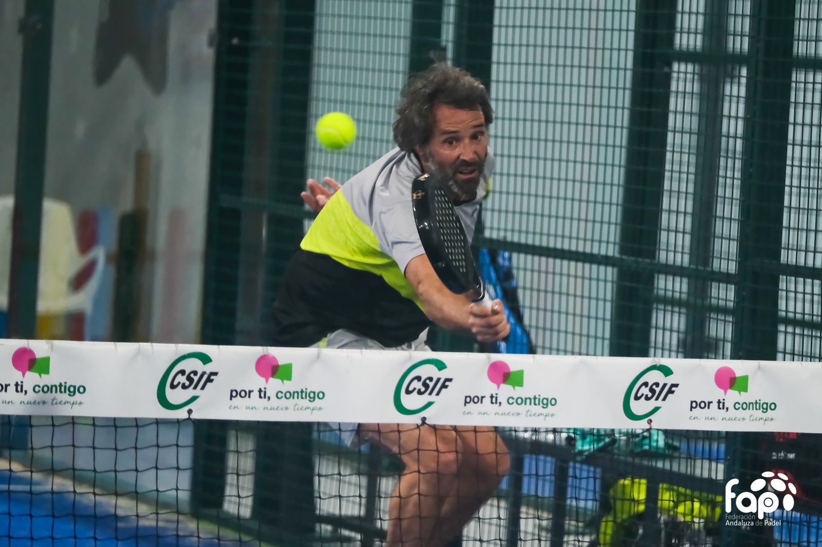 Uno de los participantes durante la prueba este fin de semana.