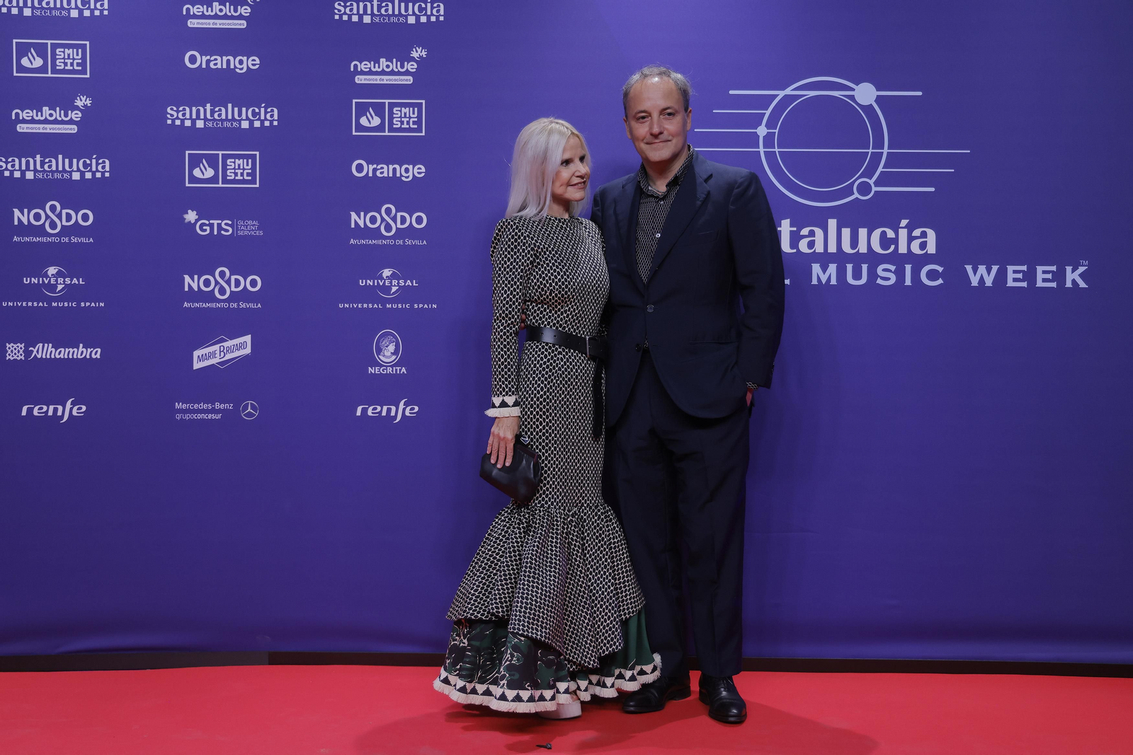 Famosos y artistas en la alfombra roja de la gala del flamenco en los 'Santalucía Universal Music Week'