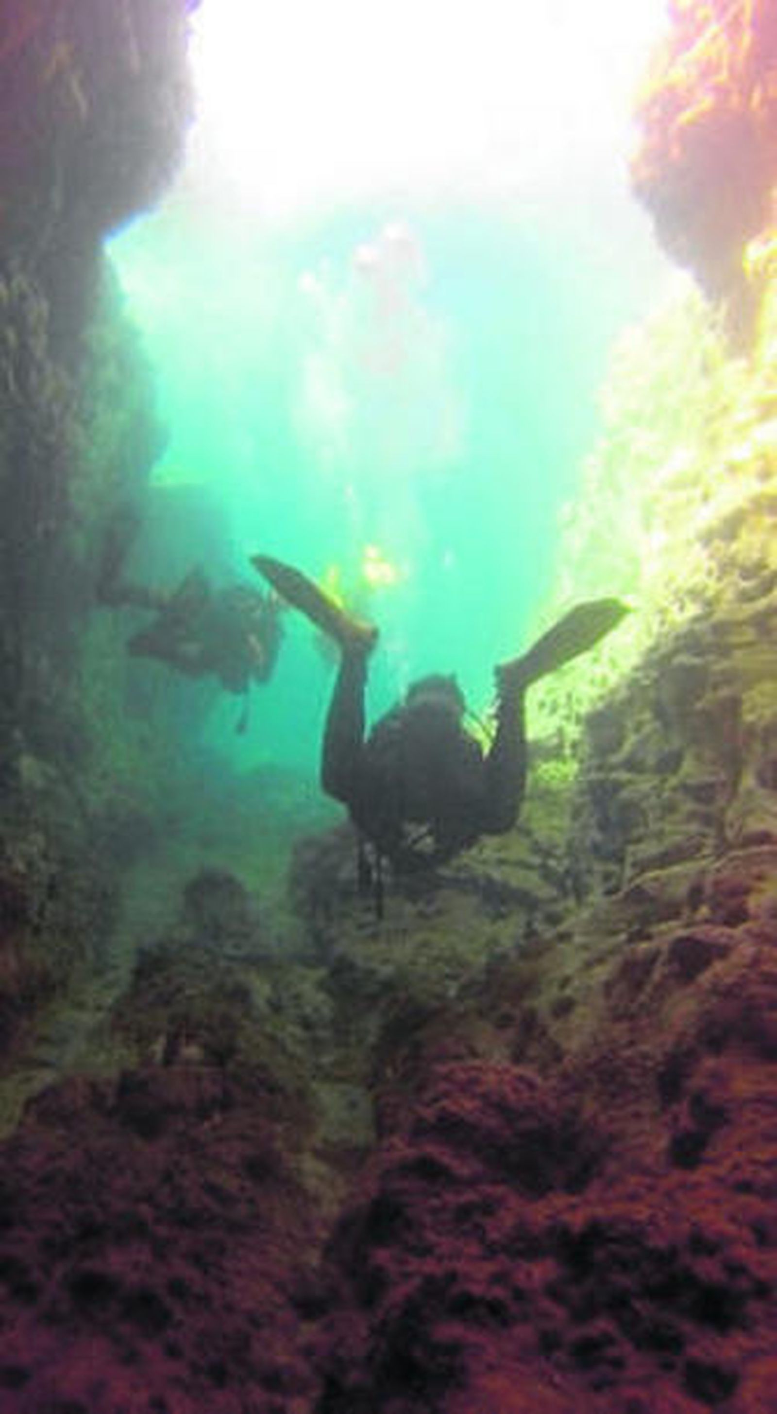 Buceadores del Cortijo Subacuático.