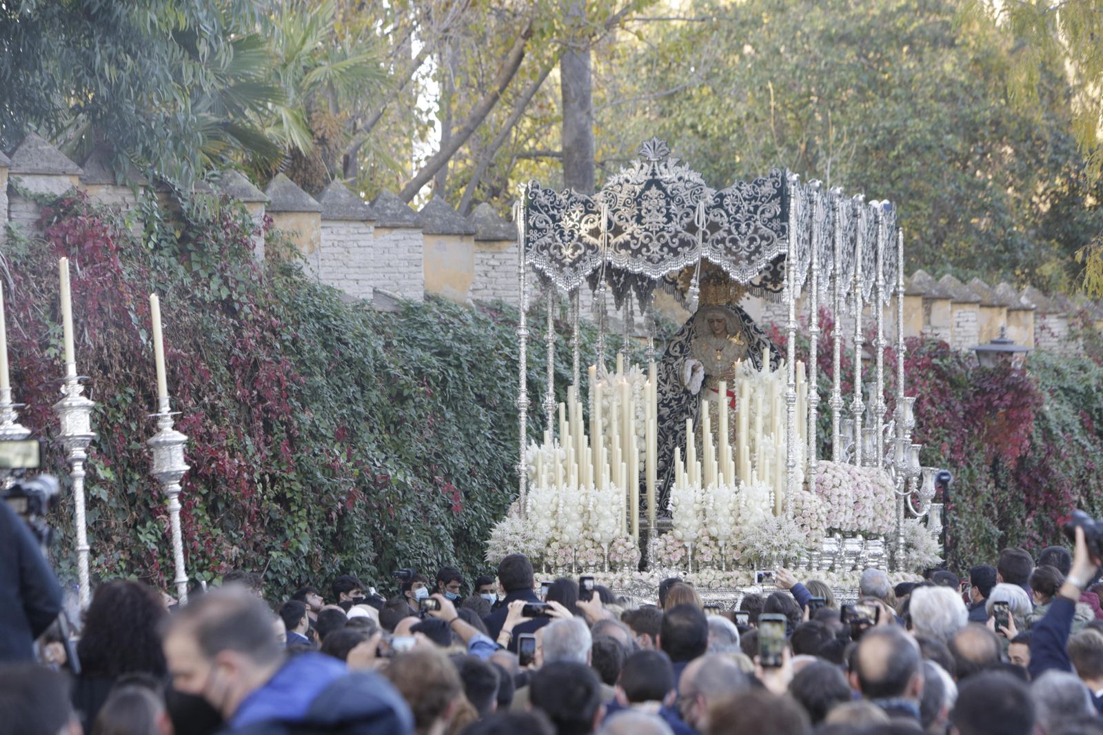 La Candelaria por los Jardines de Murillo