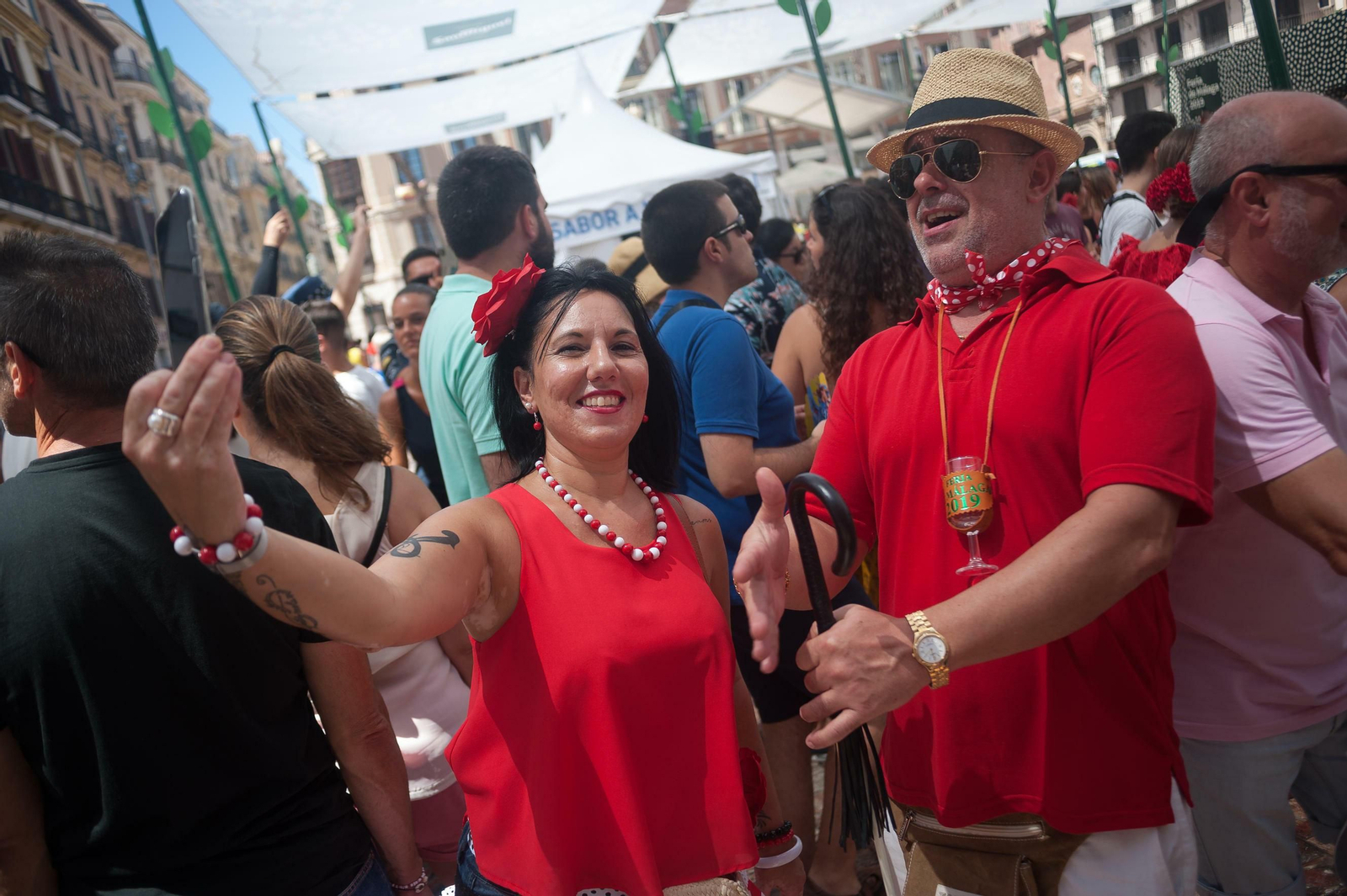 Segundo día de Feria de Málaga en el Centro y en el Real, en fotos