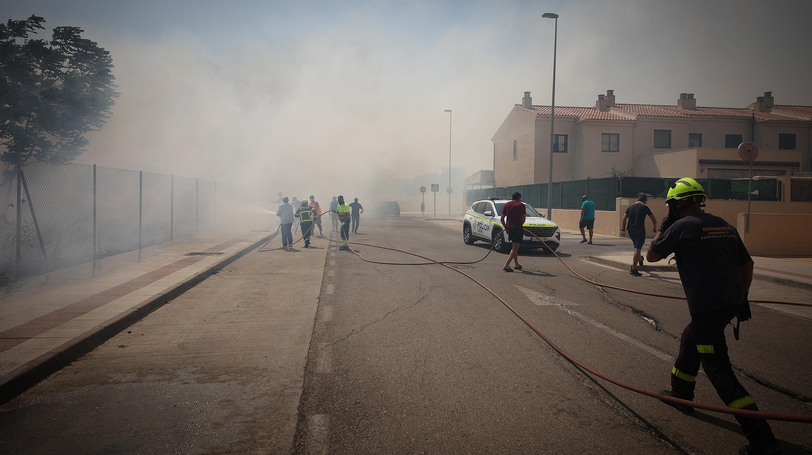 El fuego y el pánico llegan a Jerez