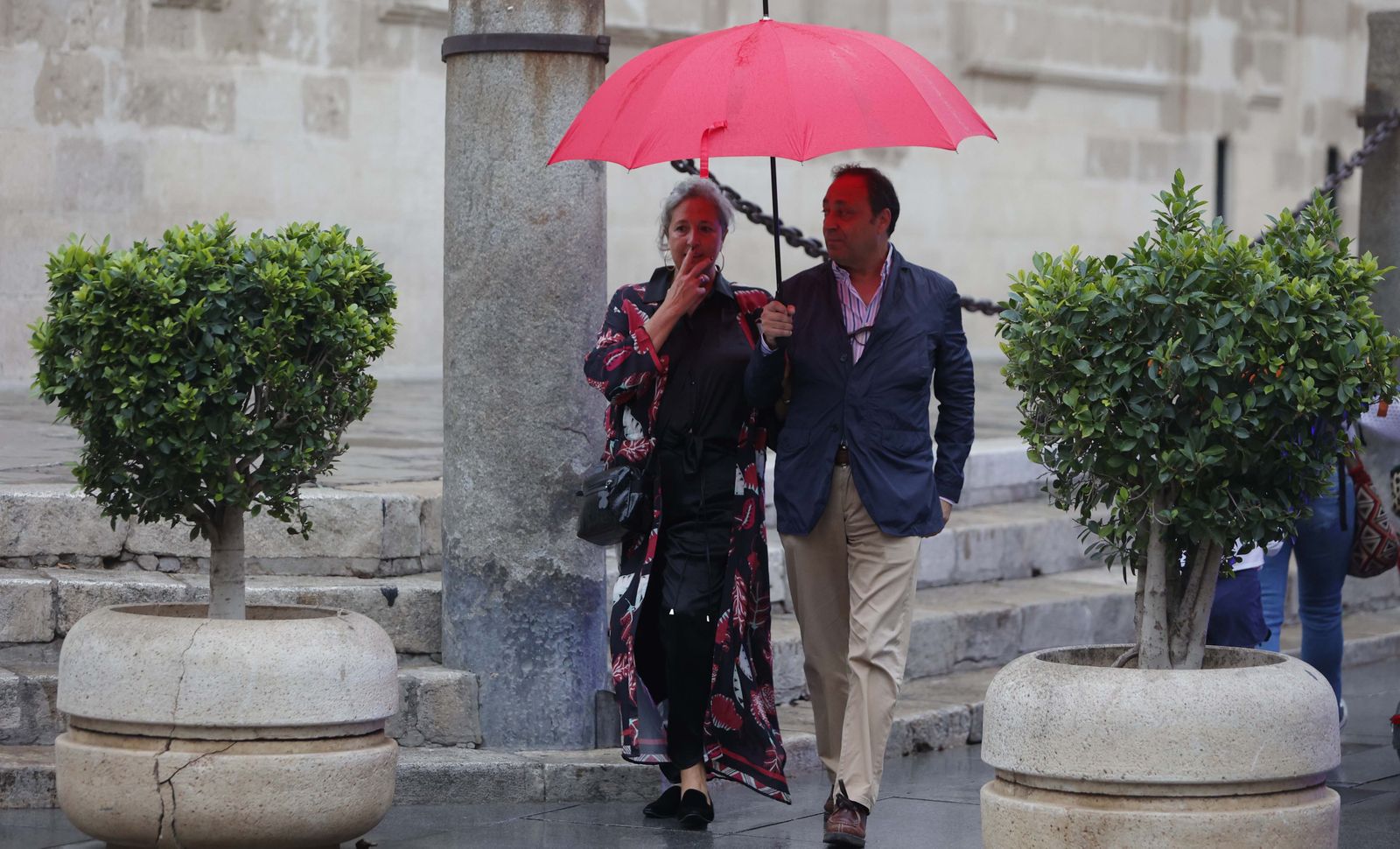 Llegan a sevilla Las primeras lluvias de la borrasca Armand