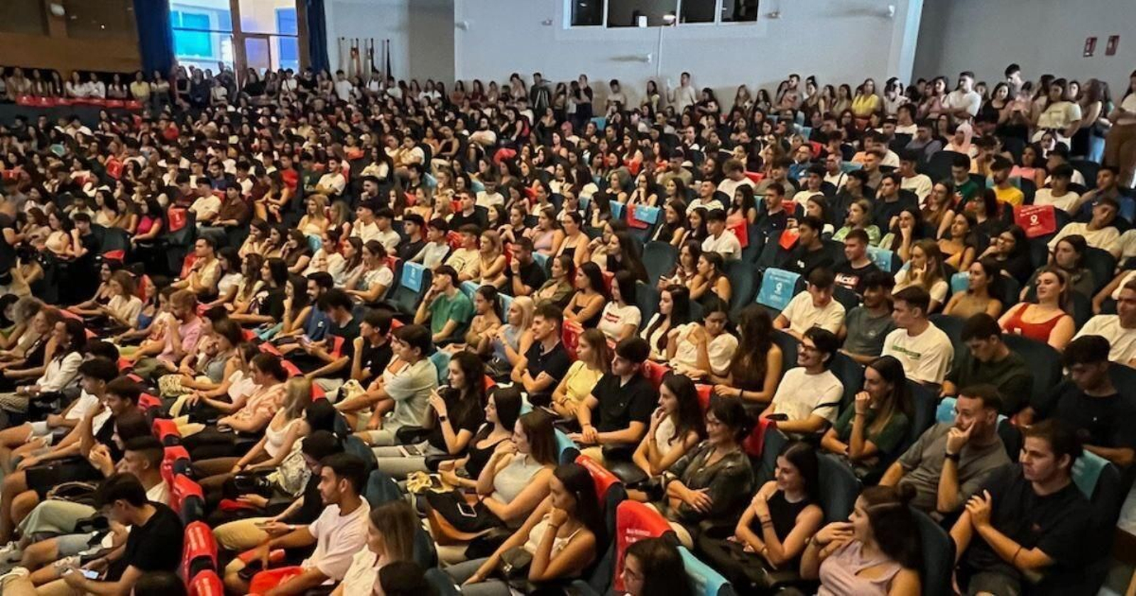 Alumnos de la Universidad de Huelva.