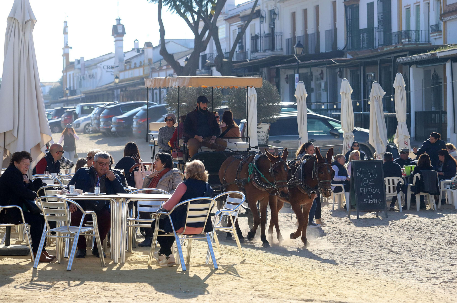 Imágenes de la celebración de la Candelaria en El Rocío