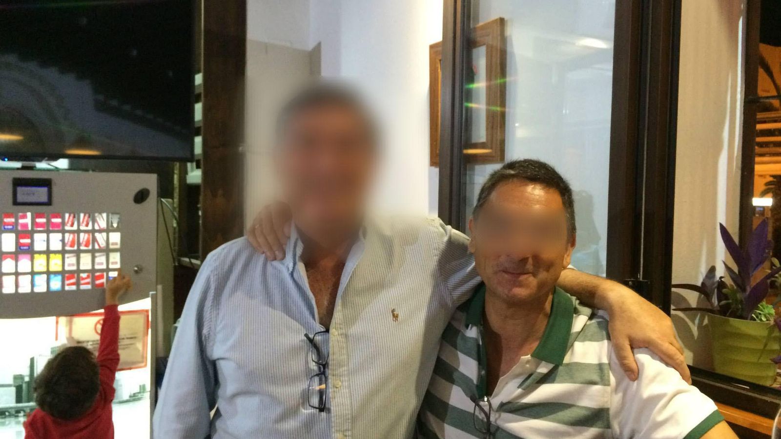 El presunto atacante de la mujer herida.