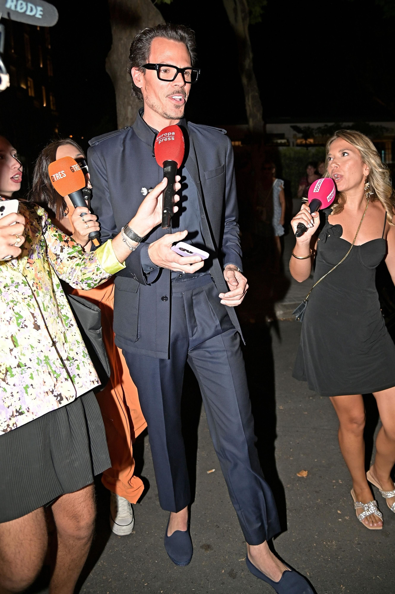 El diseñador Juan Avellaneda, amigo personal de Tamara