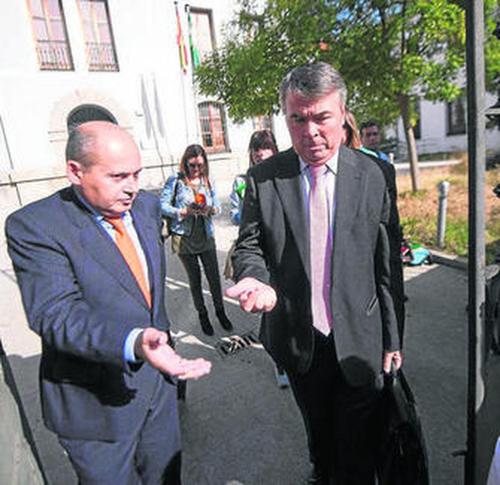 Letrados que llevan el caso, en el juzgado pozoalbense.