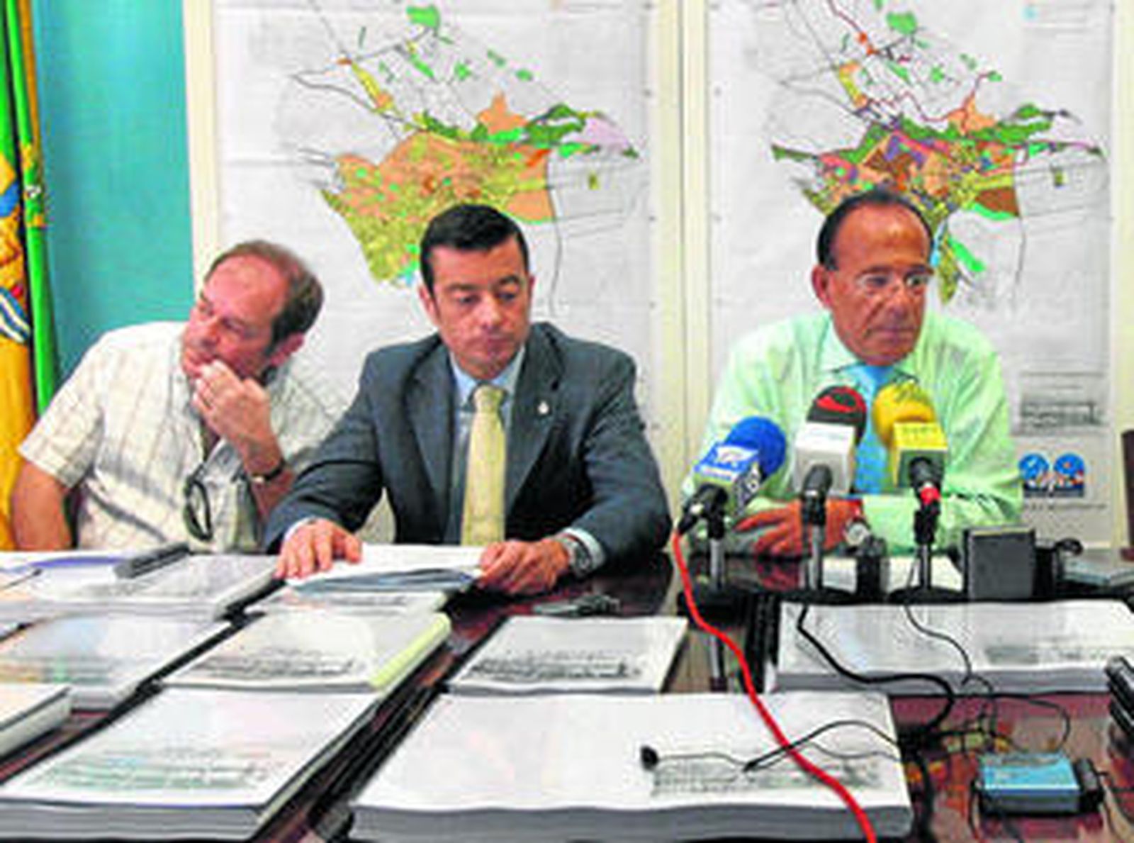 Fernando Jiménez Fornell, Juan Carlos Rodríguez y Hernán Díaz,  en una imagen de archivo.