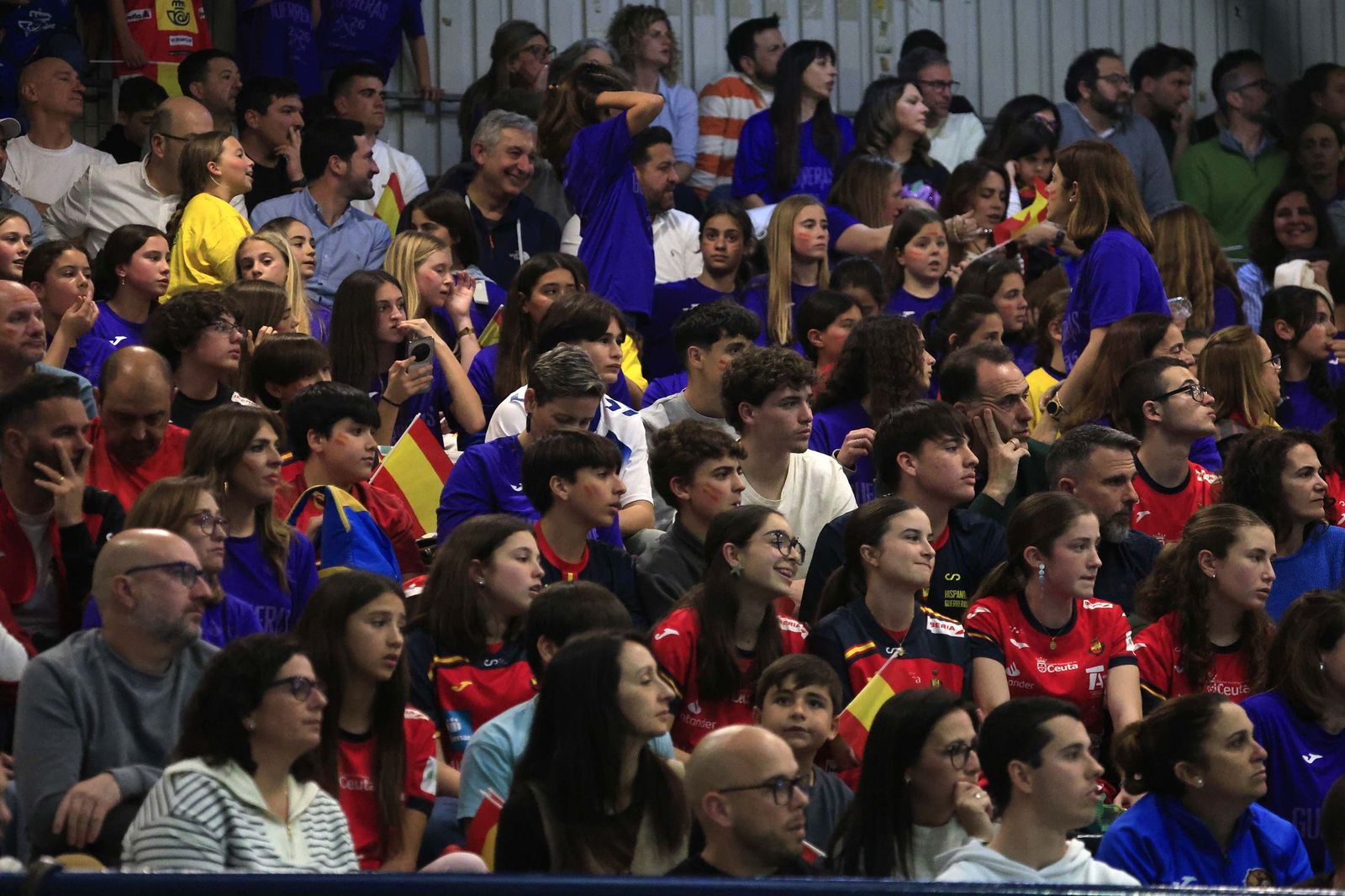 Las fotos del España-Austria del preeuropeo femenino de balonmano, en Algeciras