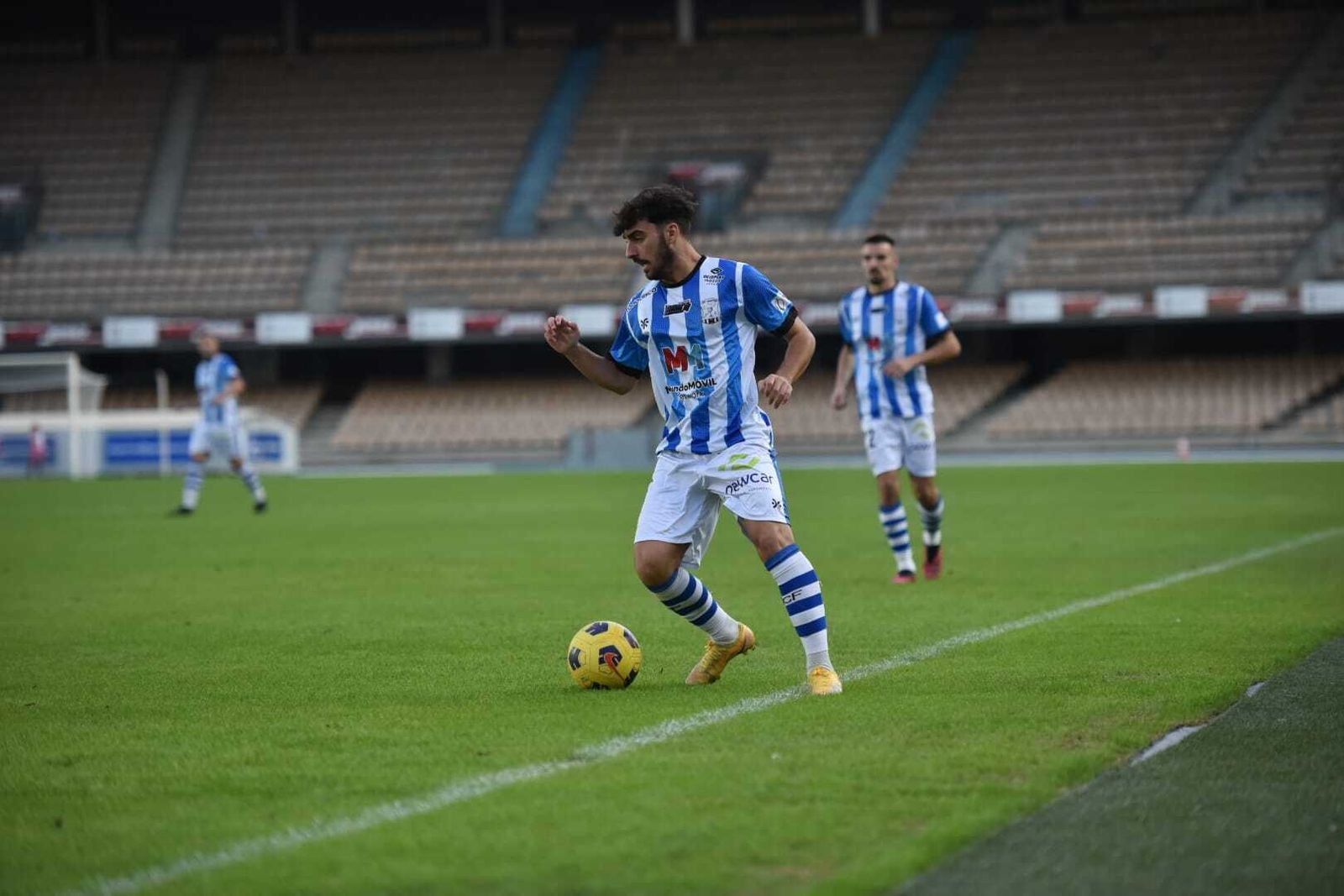 Mateos, en el partido contra la Roteña disputado en Chapín.