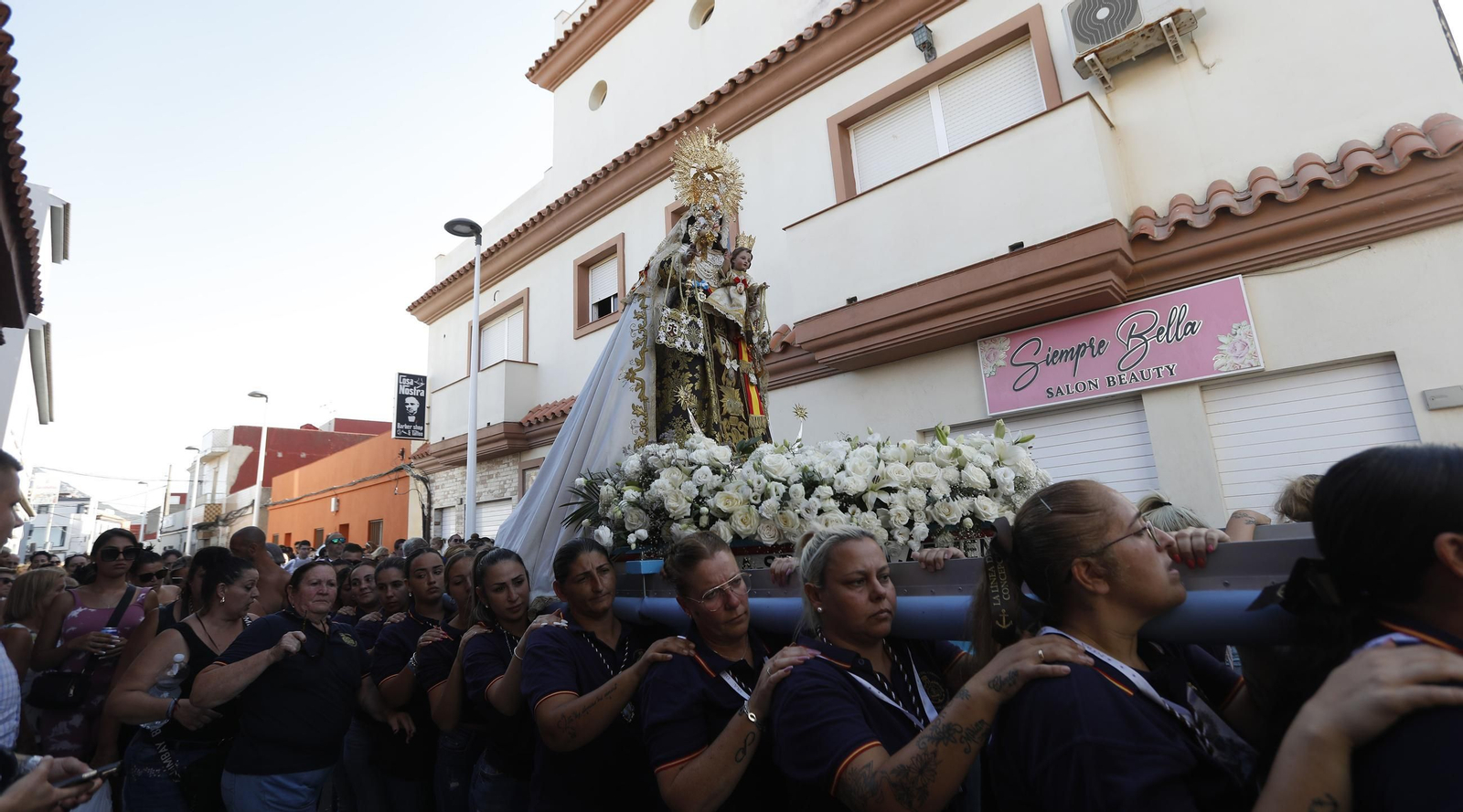 Procesión de la Virgen del Carmen de la iglesia de la Atunara en La Línea