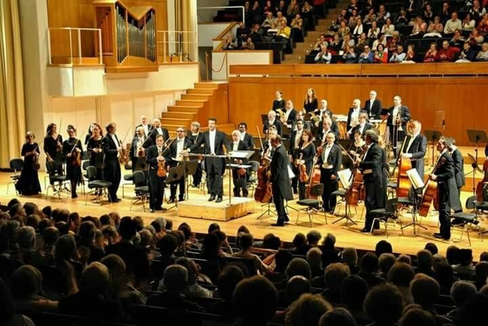 Un momento del concierto de la OCG.