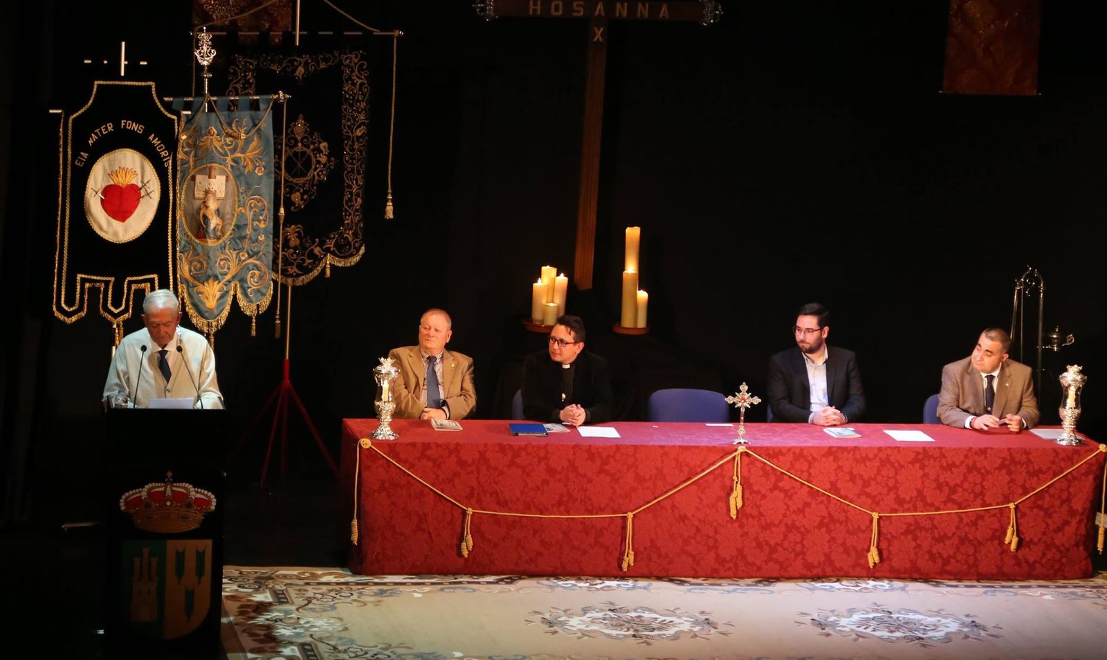 Un momento del pregón tabernero.