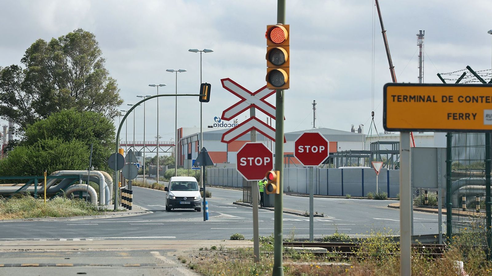 Industrias en Huelva.