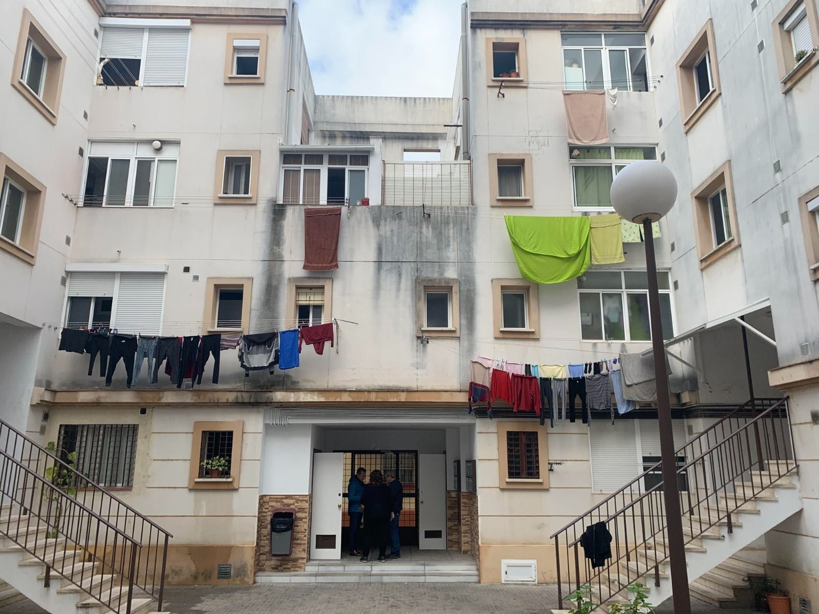 Viviendas de la calle Santo Domingo que serán objeto de mejoras