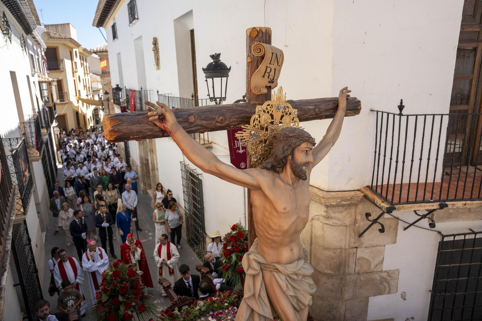 Eucaristía y procesión de Exaltación de la Cruz en la localidad de Vélez-Rubio