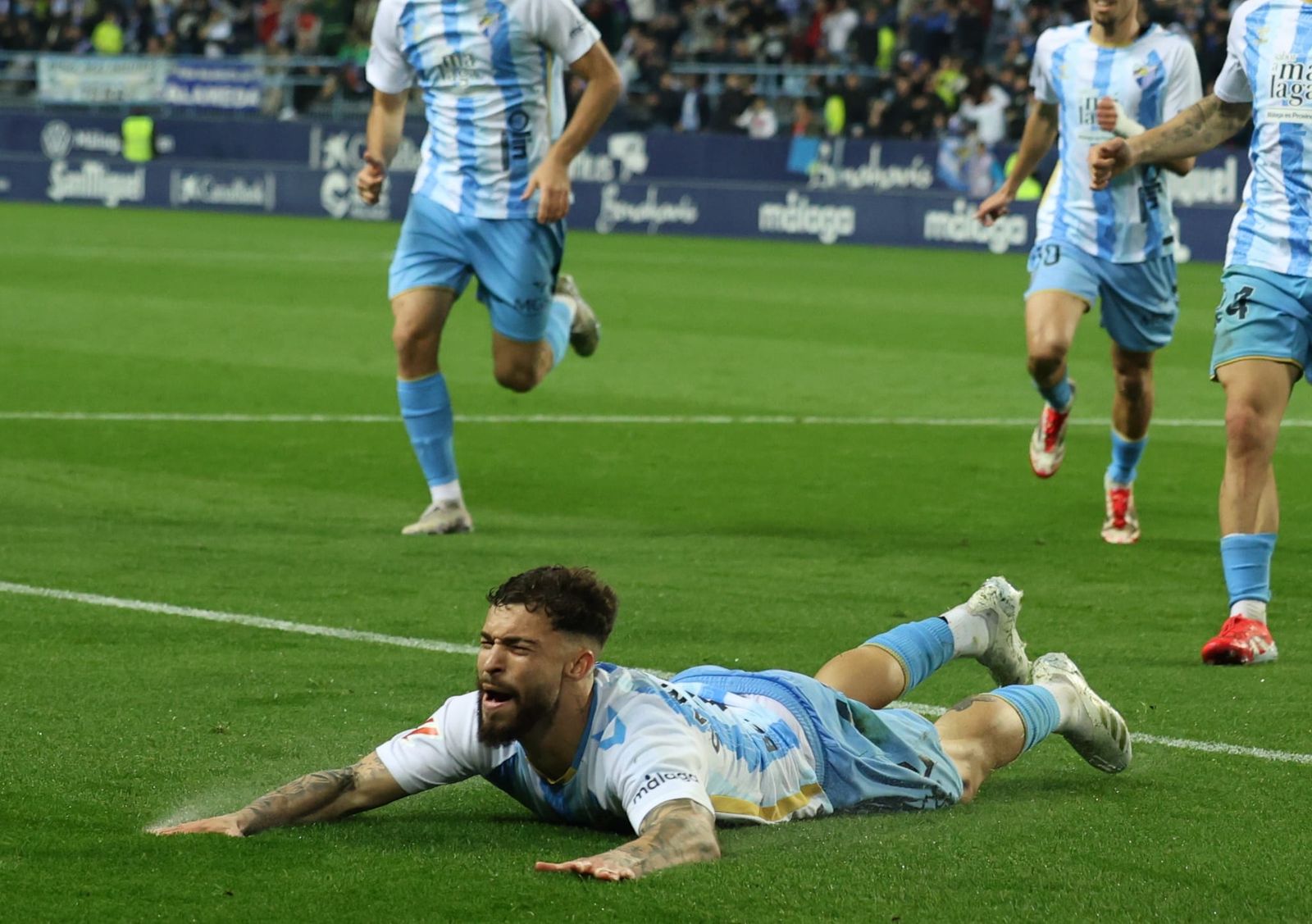 El Málaga CF-CD Tenerife, en fotos