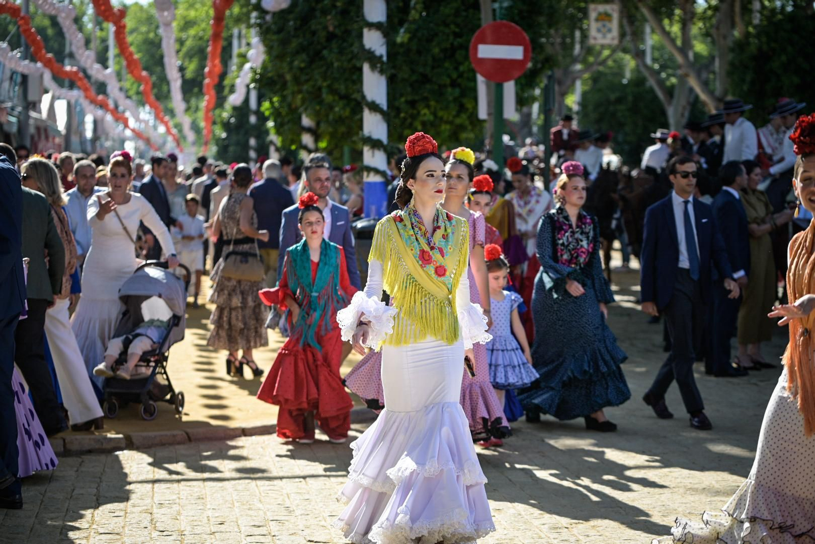 Ambiente de feria en el Real