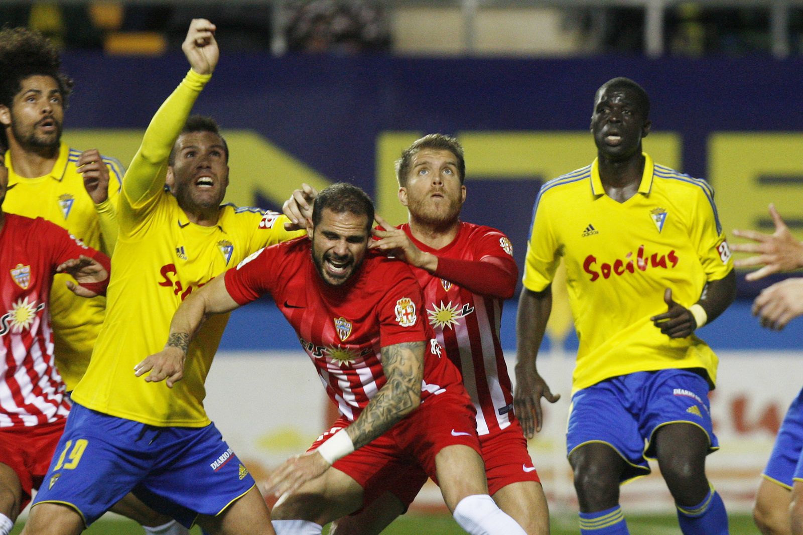 El Cádiz-Almería, en imágenes