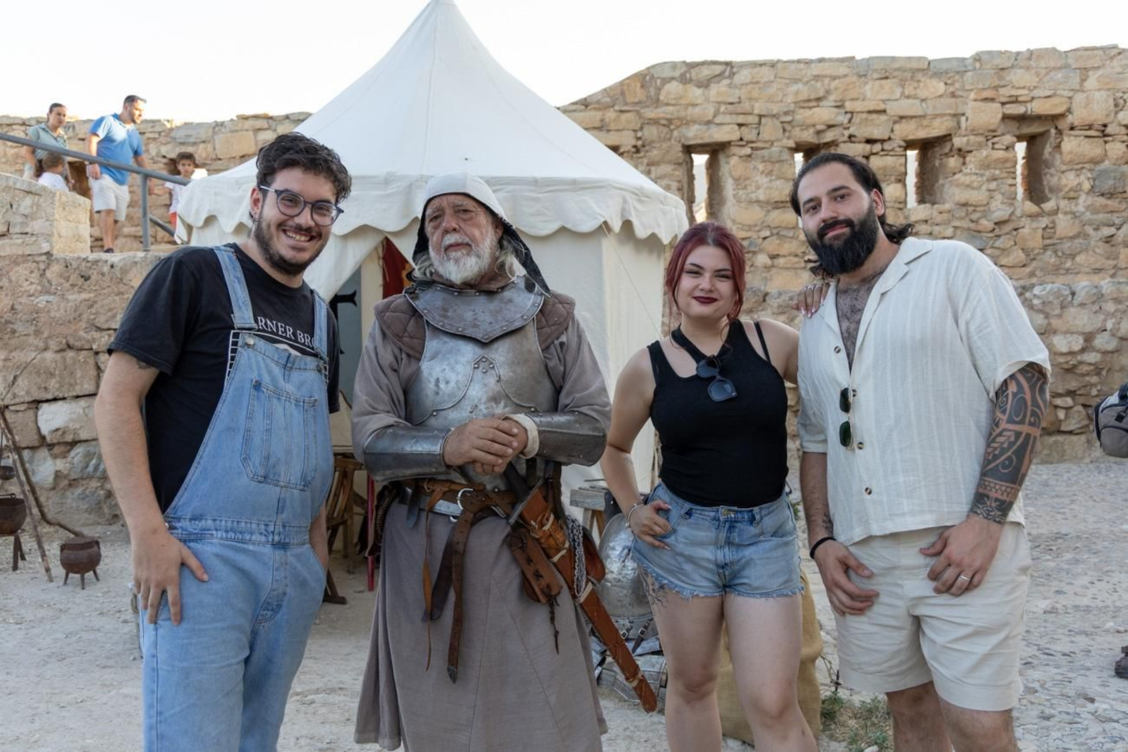 Moradores del Castillo de Jaén, recreación histórica de la Edad Media en el Cerro de Santa Catalina