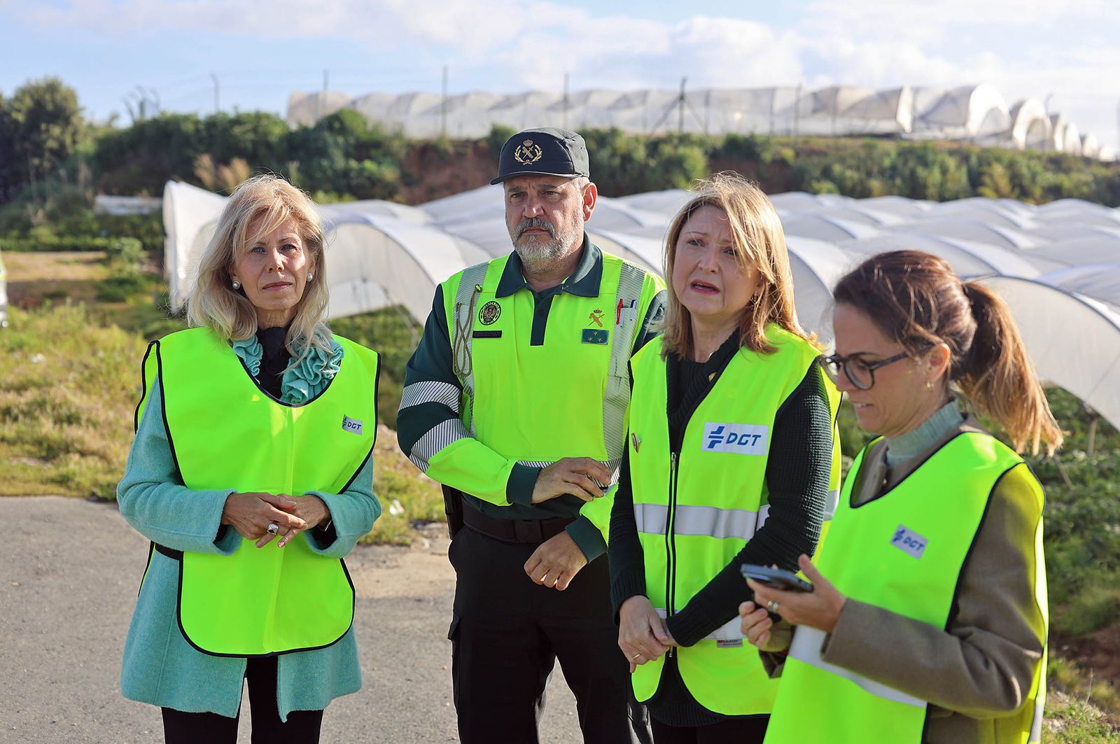 Imágenes de la Campaña de Control y Vigilancia diseñada por la DGT en Huelva