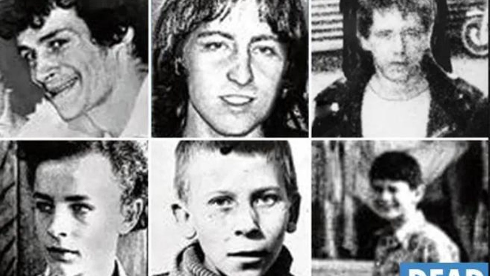 Algunas de las víctimas de Dennis Nilsen. /GETTY IMAGES