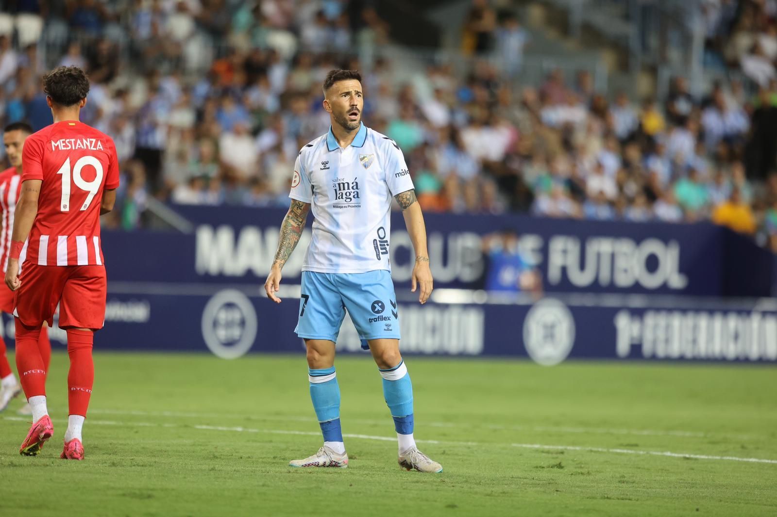 El Málaga CF-Atlético de Madrid B, en fotos