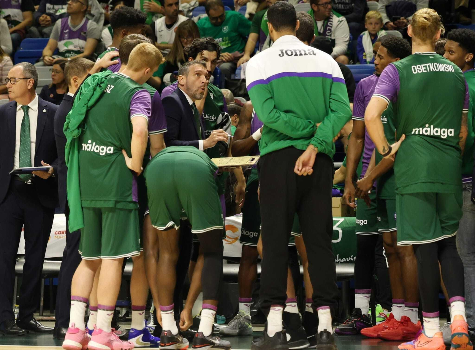 El Unicaja-Peristeri, en fotos
